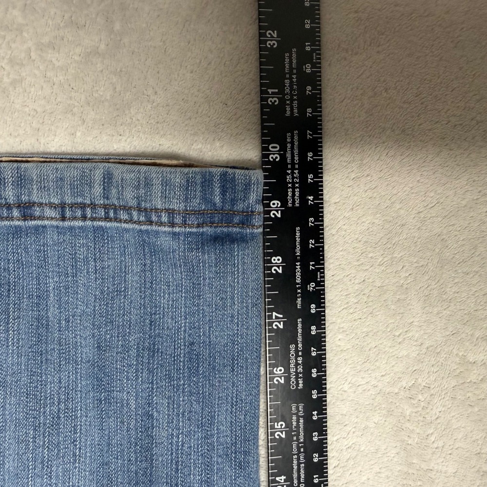 Duluth Trading Co Ballroom Double Flex Slim Fit Jeans Blue 38x32 Light Wash Mens - Picture 5 of 14